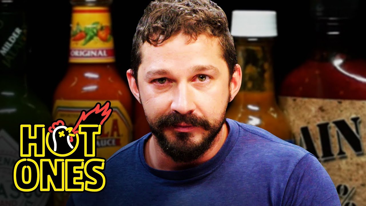 Shia LaBeouf Sheds a Tear While Eating Spicy Wings | Hot Ones