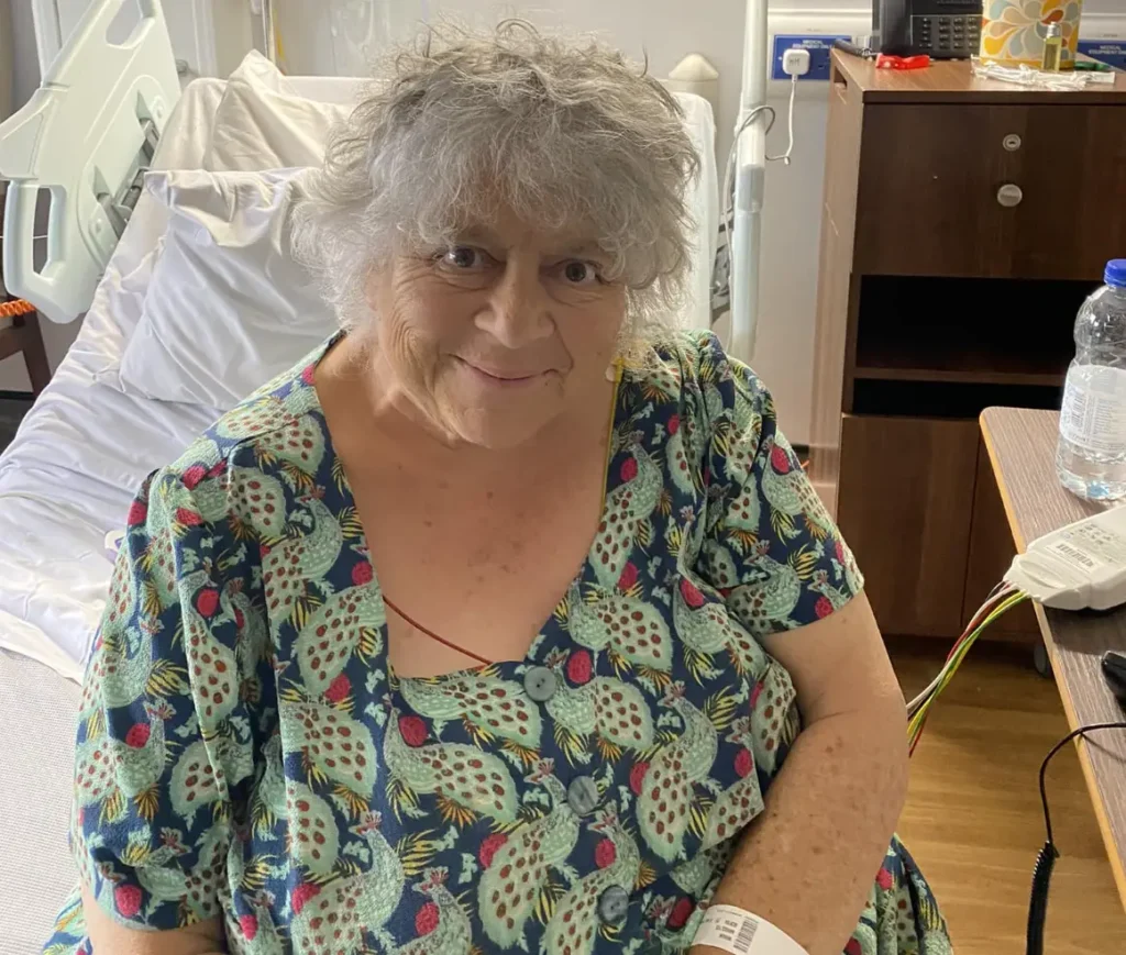 Last year, Miriam Margolyes revealed she had undergone heart surgery.