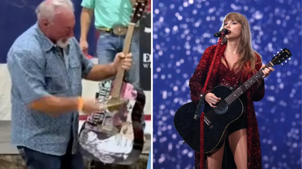 Taylor Swift did not sign the guitar