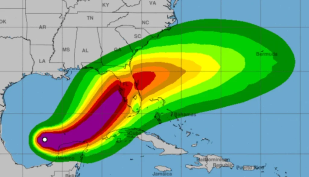 forecast for Hurricane Milton