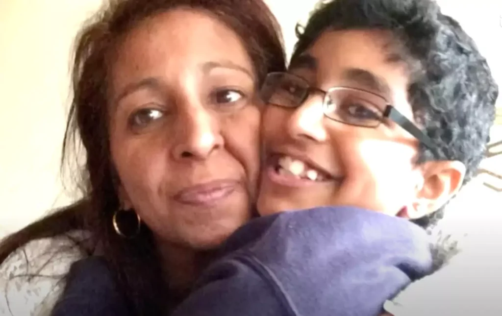 Rina Cheema spoke out after her son Karanbir died after a classmate threw a piece of cheese at him.