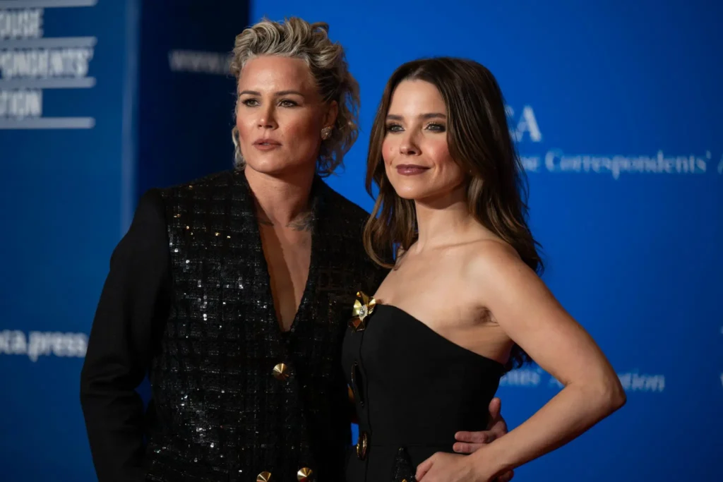 Sophia Bush pictured with her girlfriend, Ashlyn Harris.