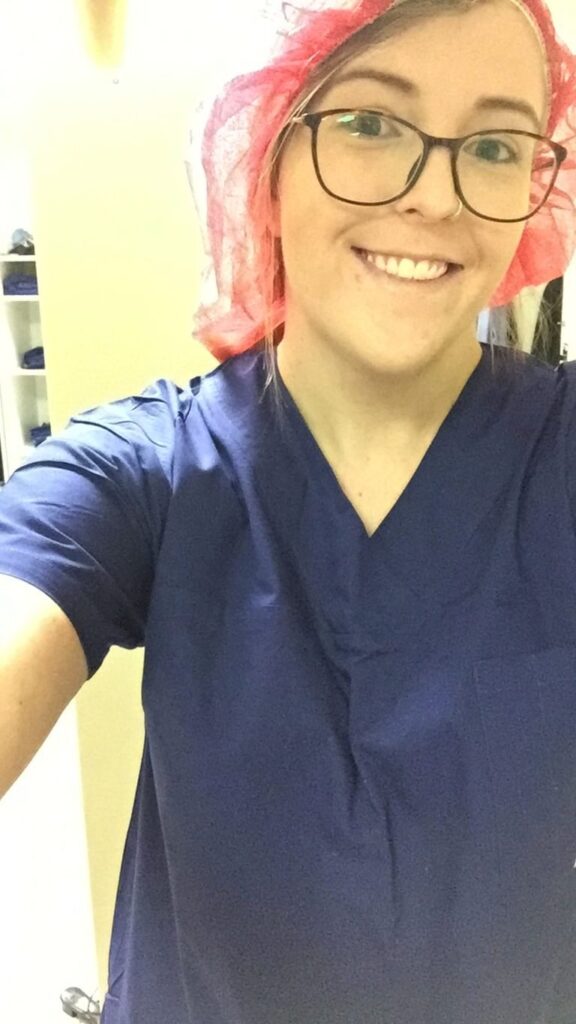 Natalie Kunicki heard a loud ‘crack' when she stretched her neck.