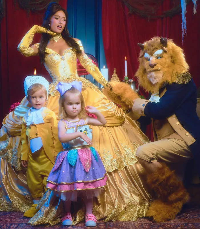 Paris Hilton with children